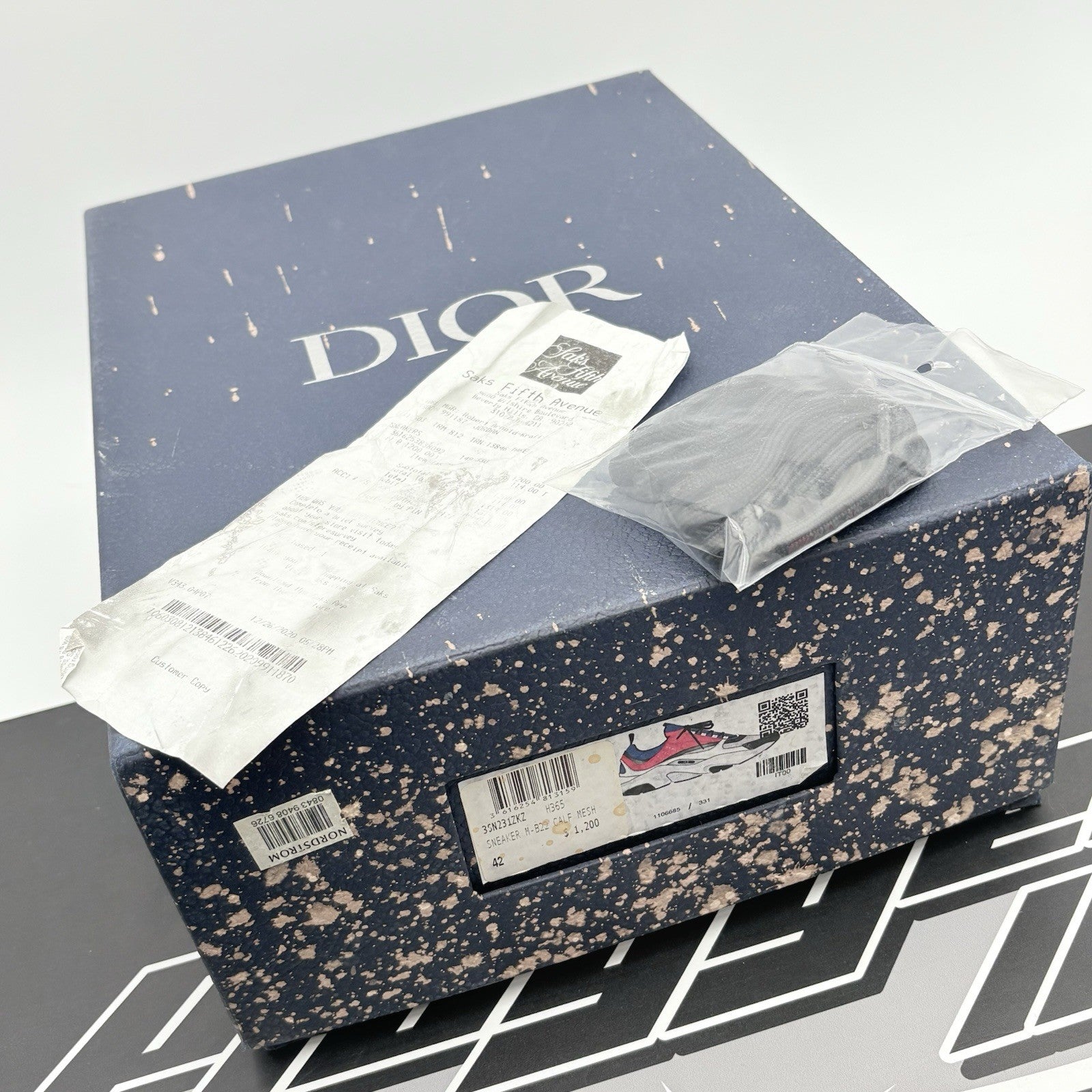 Size 42 (9 US) - Dior B22 Sneaker ' Pink Blue White ' | ONLY WORN 3x