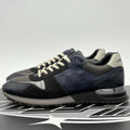 Size 8 LV (9-9.5 US) Louis Vuitton Damier Run Away ' Navy ' | GREAT CONDITION