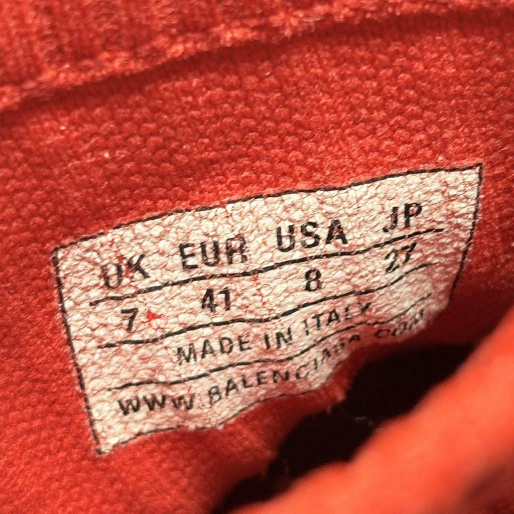 Size 41 (8 US) - Balenciaga Speed Trainer Rib Knit Rouge ' Red ' | GREAT COND!
