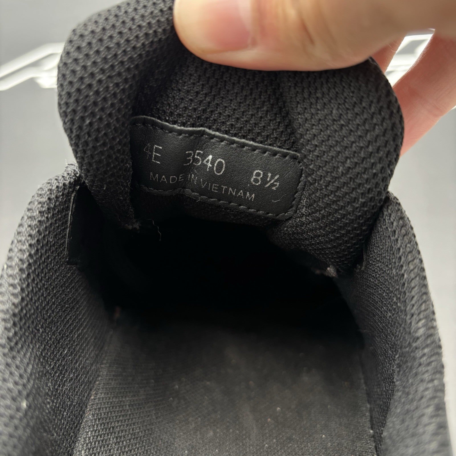 Size 8.5 UK (9.5 US) Prada Collision Technical Fabric ' Black ' | GREAT COND!