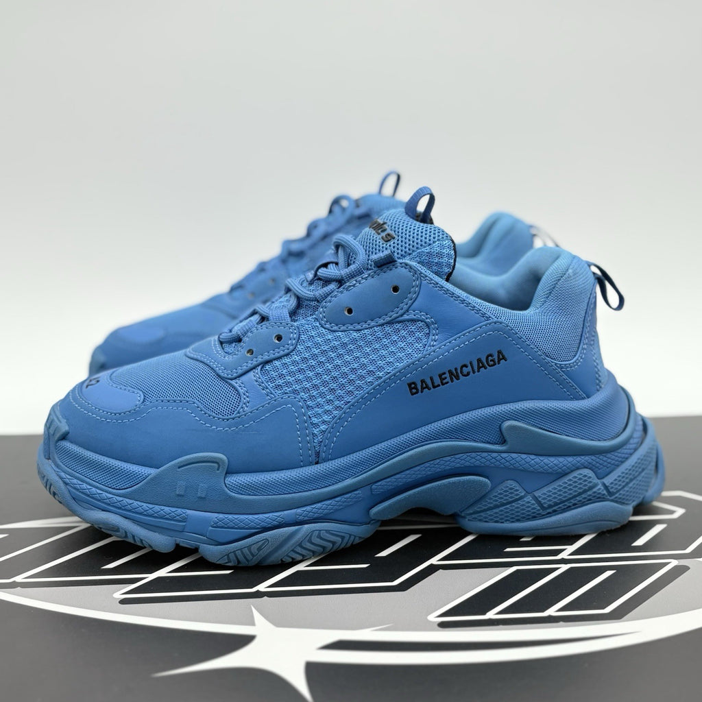 Size 42 (9 US) - Balenciaga Triple S Sneaker ' Blue ' | GREAT CONDITION!