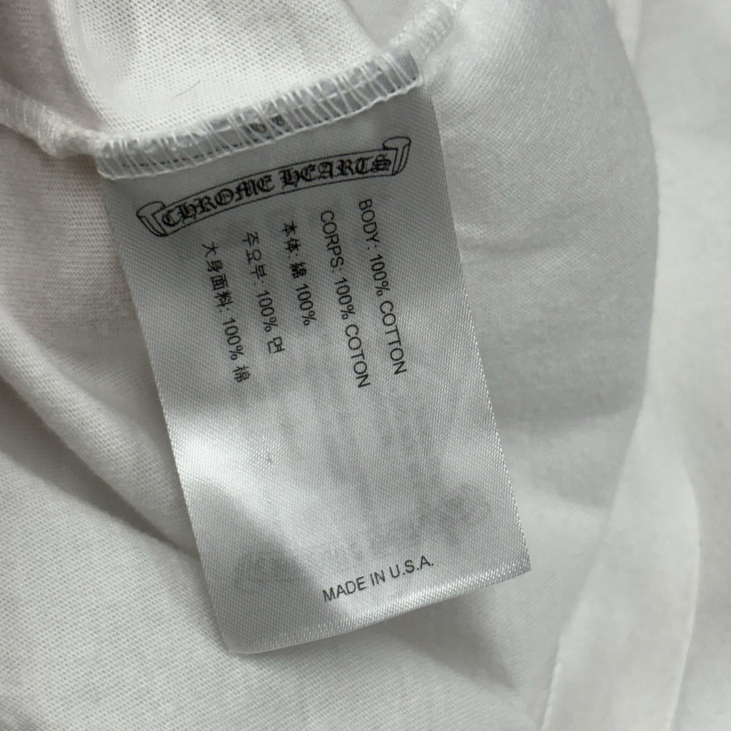 Size Large - Chrome Hearts Boost Long Sleeve T-Shirt ' White ' | GREAT COND!