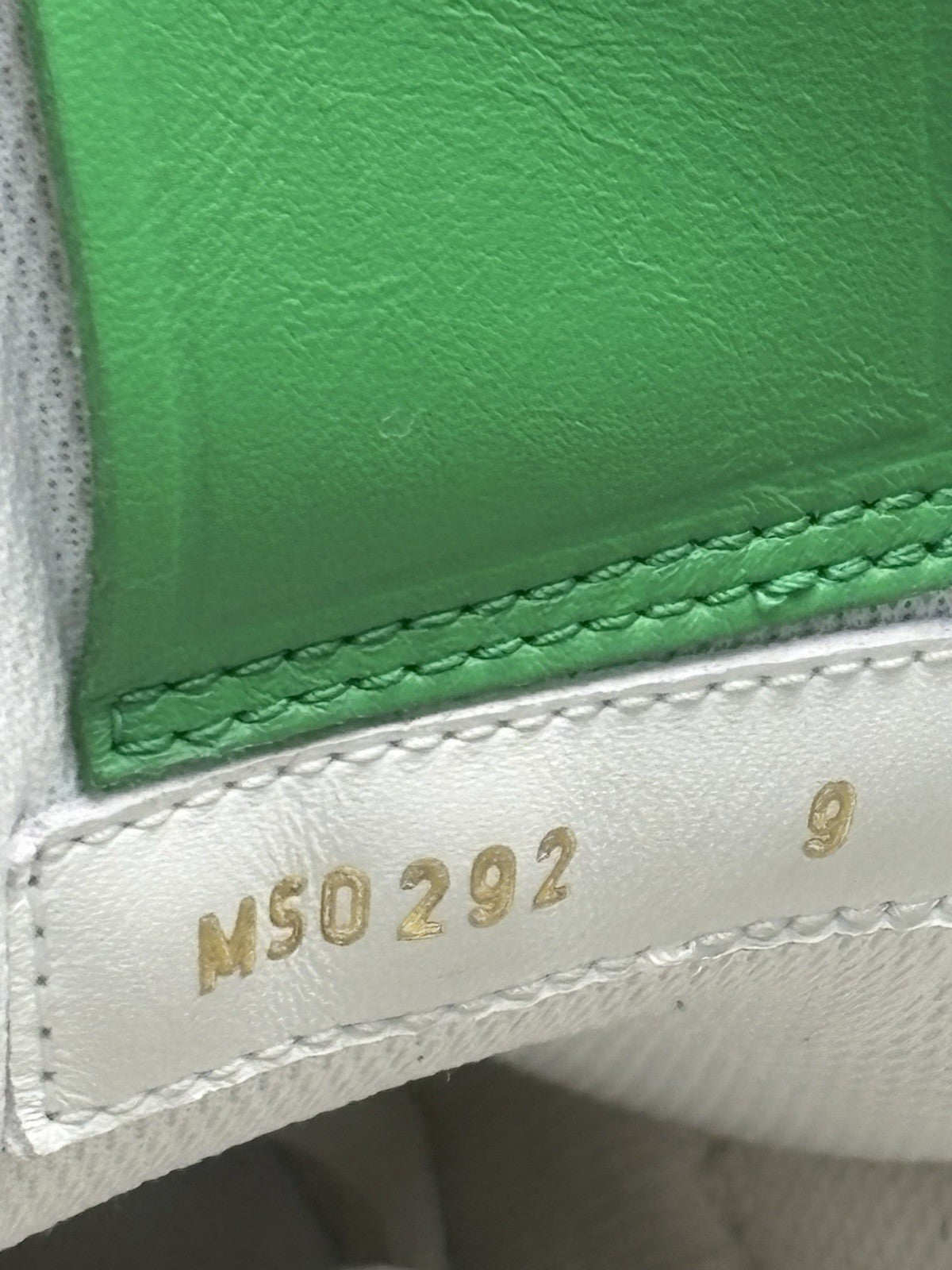Size 9 LV (10-10.5 US) - Louis Vuitton Trainer ' Green White ' | GREAT CONDITION