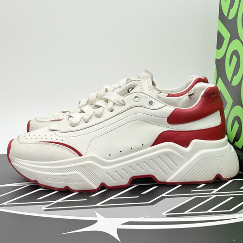 Size 10 UK (11 US) - Dolce Gabbana Daymaster ' White Red ' | GOOD CONDITION!