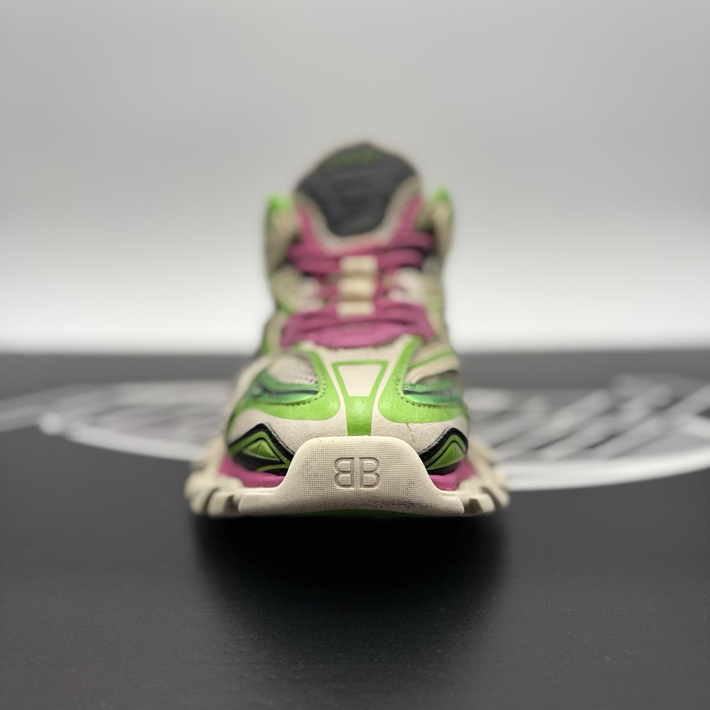 Size 41 (8 US) - Balenciaga Track 2 Trainer ' White, Purple, Green ' | GOOD!