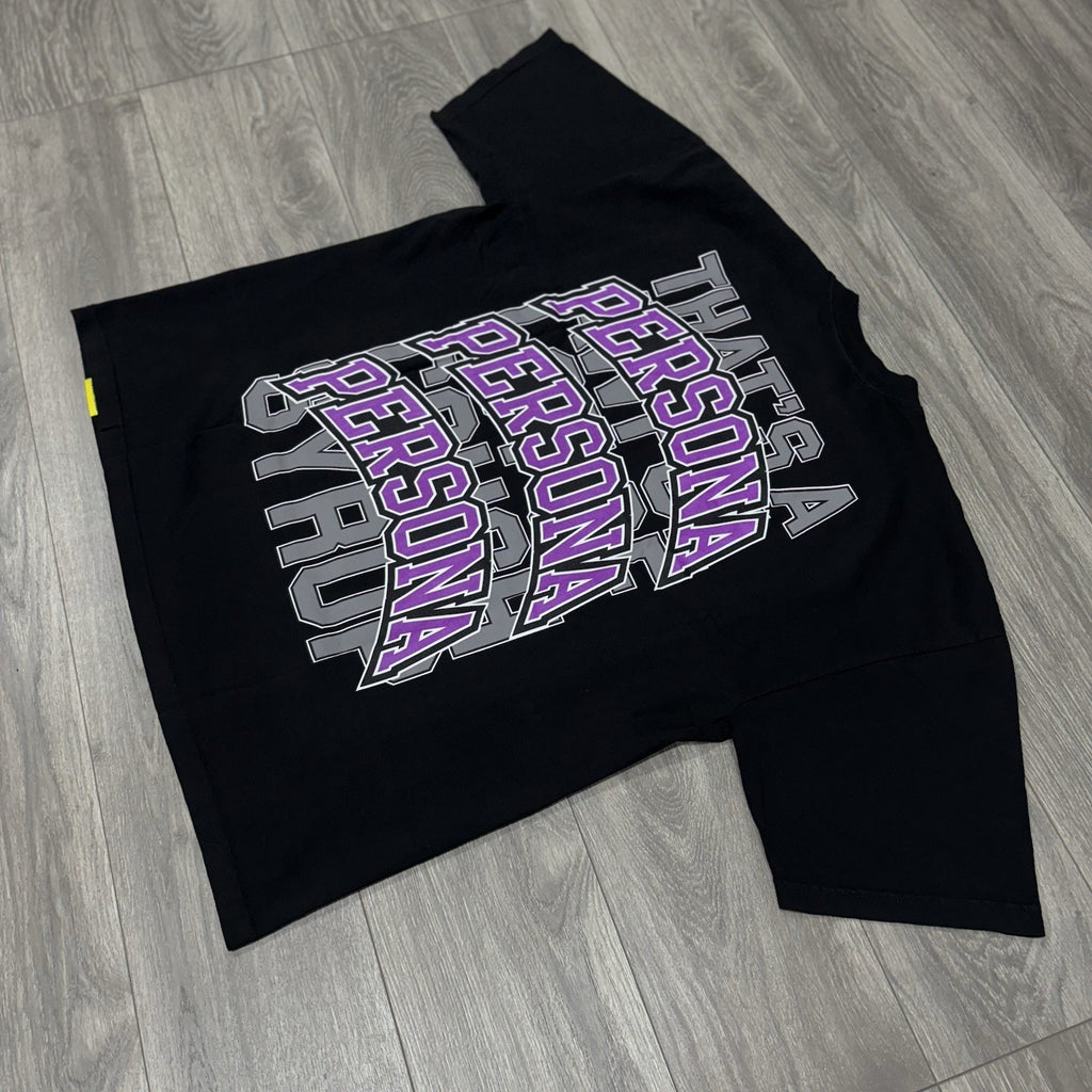 Size XXL - That’s A Awful Lot Of Cough Syrup X Persona T-Shirt ' Black ' | NEW!