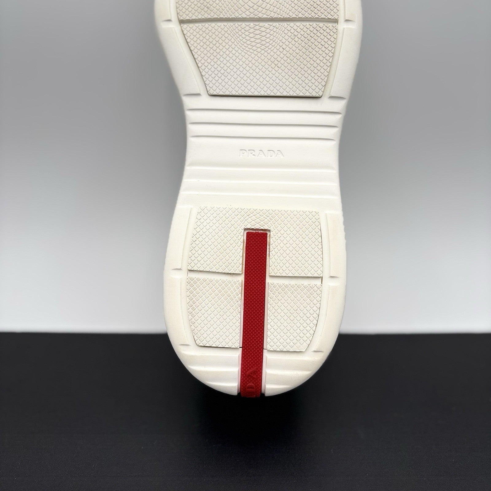 Size 8 UK (9 US) Prada Americas Cup ' White, Mint, Silver ' | GREAT CONDITION!