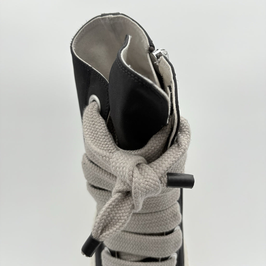 Size 46 (13 US) Rick Owens DRKSHDW Jumbo Lace Sneakers ' Black ' | GREAT COND!