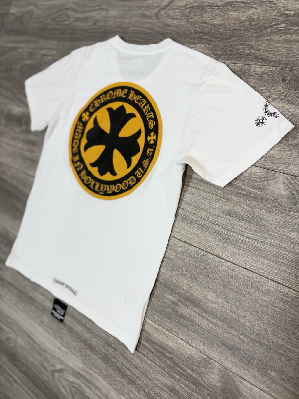Size Medium - Chrome Hearts Plus Logo Short Sleeve T-Shirt ' White ' | EXCELLENT