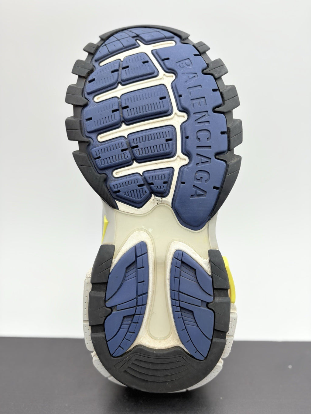 Size 41 (8 US) - Balenciaga Track ' Grey Navy Yellow ' | GREAT CONDITION!