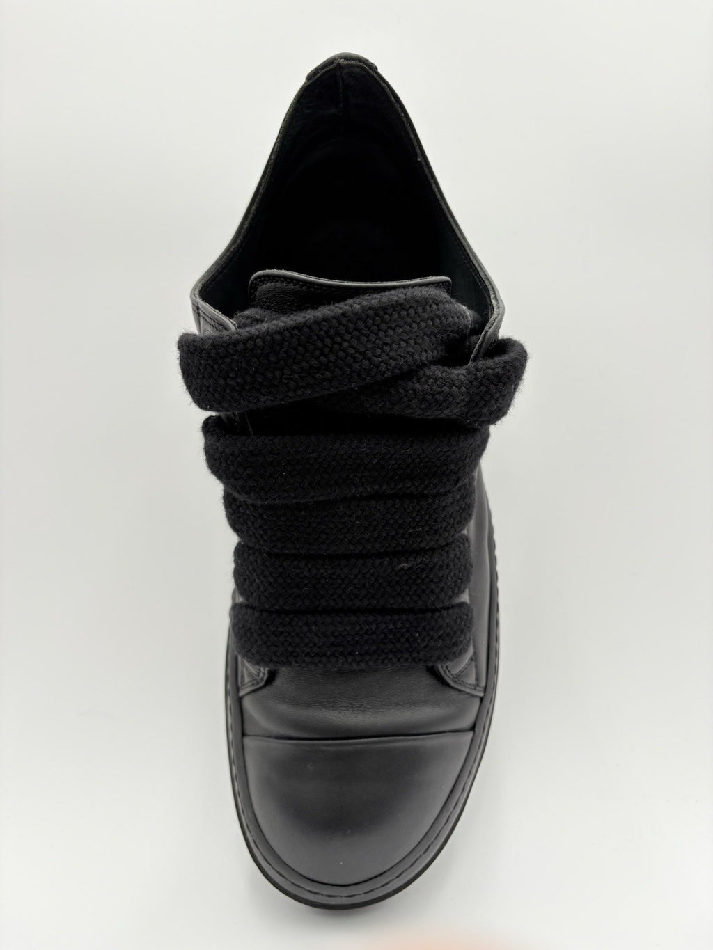 Size 41 (8 US) - Rick Owens Jumbo Lace Low Lido ' Black ' | GOOD CONDITION!