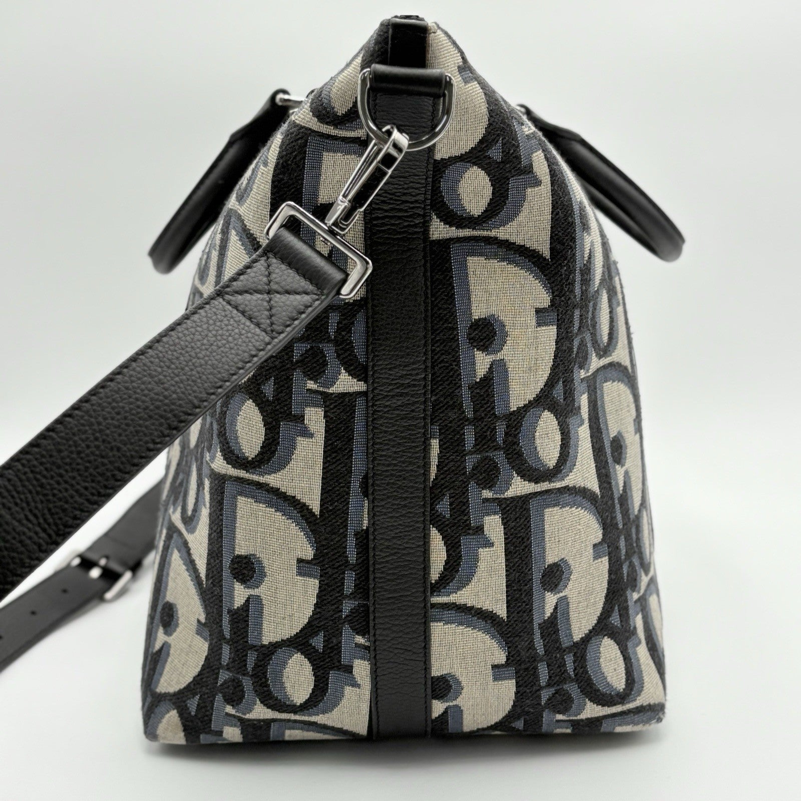 Dior Oblique Jacquard Maxi Weekender 40 Bag ' Beige ' | SUPER CLEAN!