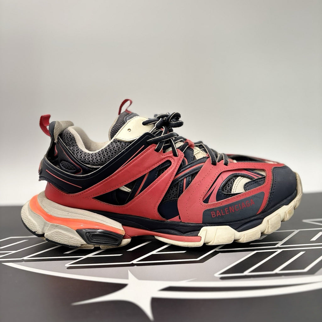 Size 43 (10 US) - Balenciaga Track LED Sneaker ' Navy, Red '