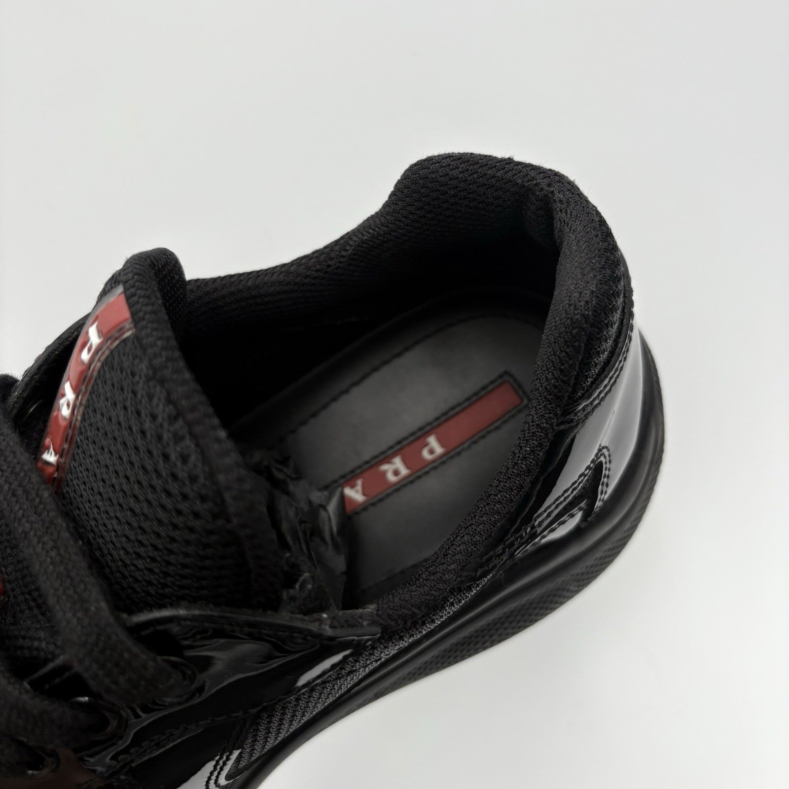 Size 5.5 UK (7.5 US) Prada Americas Cup ' Black ' | GOOD CONDITION!