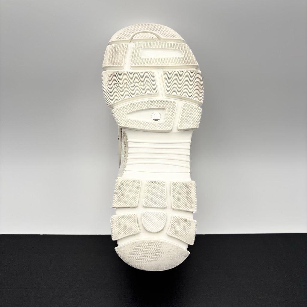 Size 12G (12.5 US) - Gucci Flashtrek SEGA ' White, Beige ' | GREAT CONDITION!