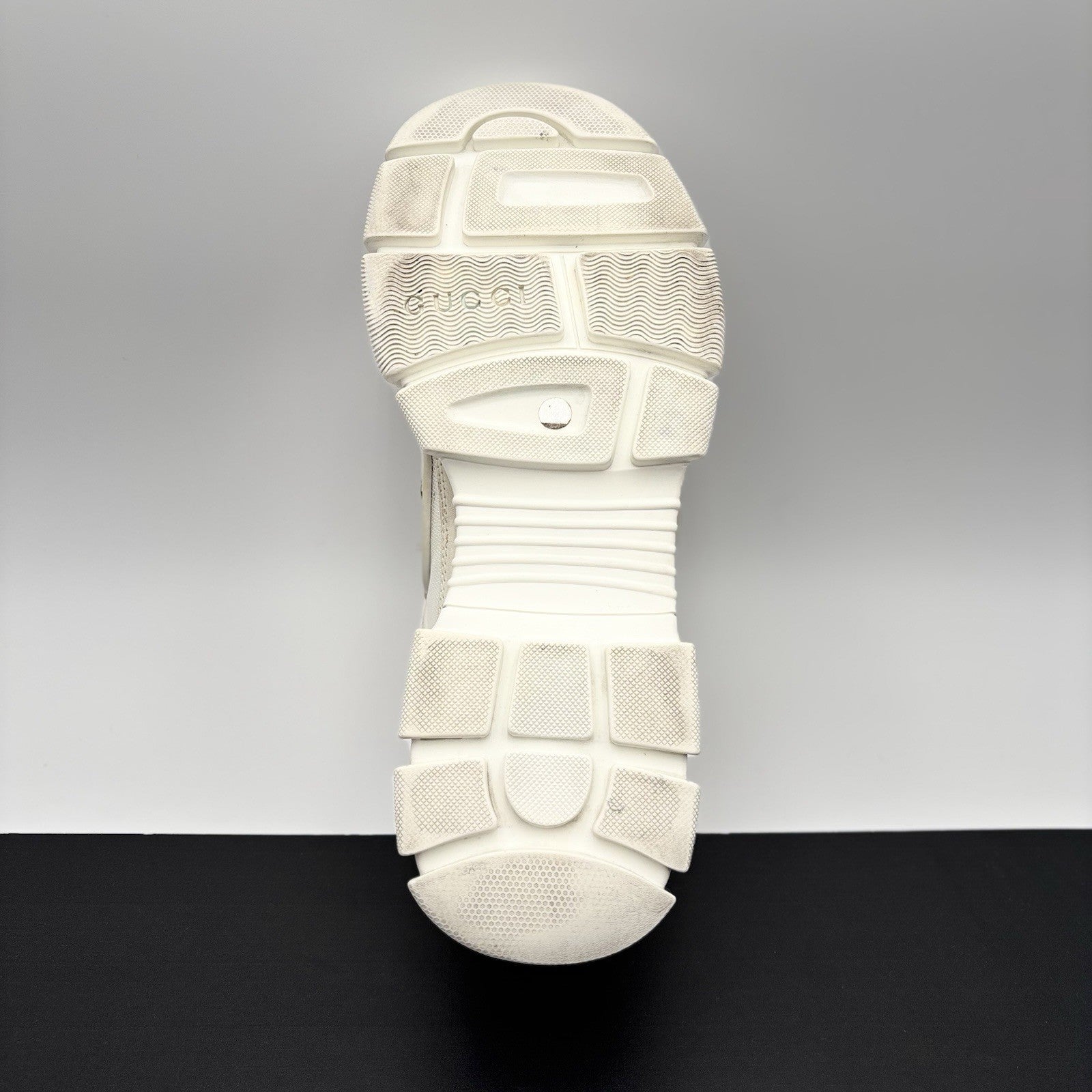 Size 12G (12.5 US) - Gucci Flashtrek SEGA ' White, Beige ' | GREAT CONDITION!