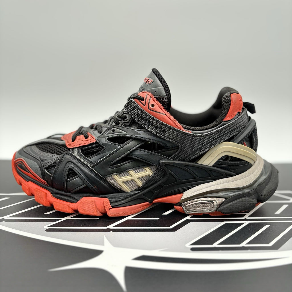 Size 43 (10 US) - Balenciaga Track 2 Trainer ' Black, Orange '