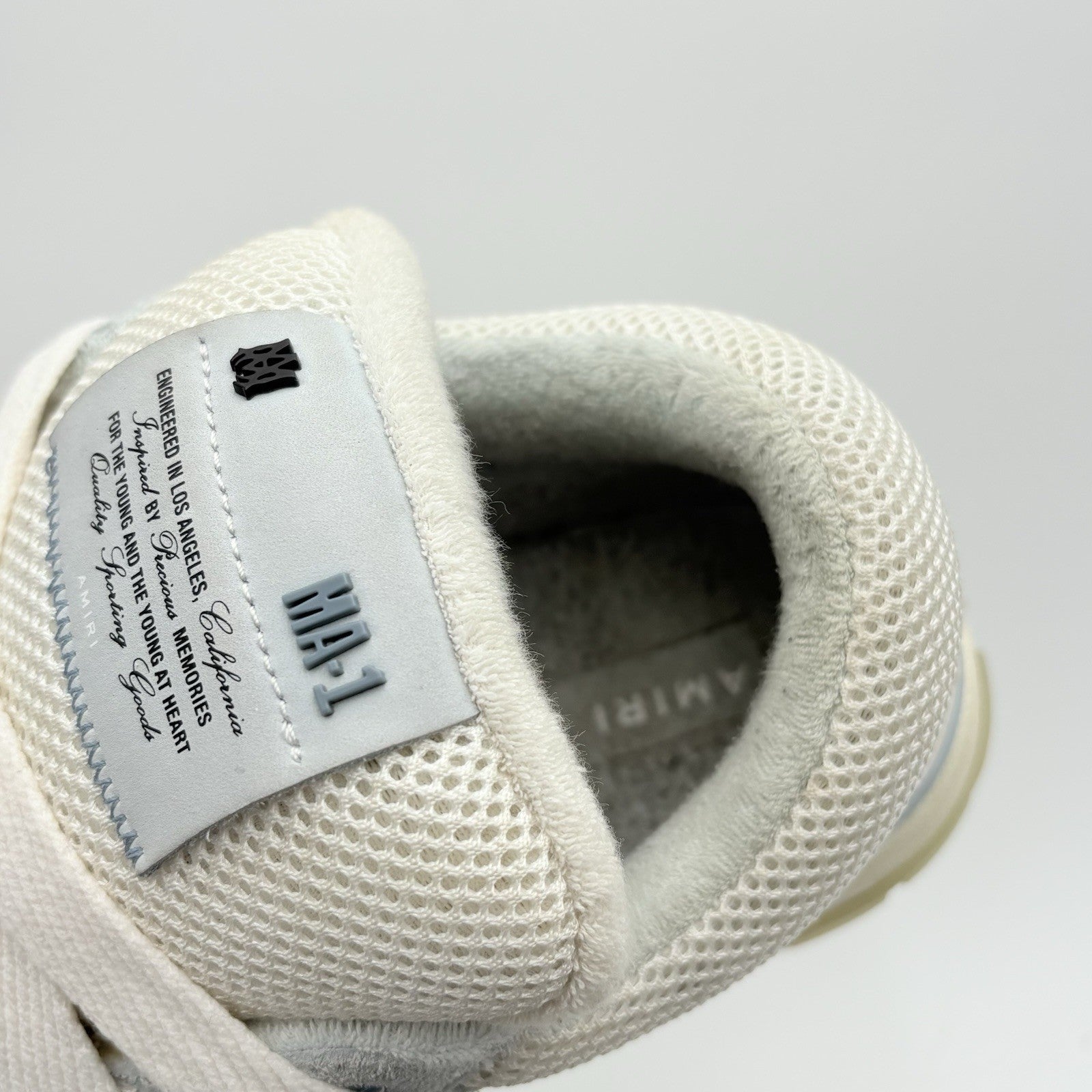 Size 44 (11 US) Amiri MA-1 ' White Blue ' | GOOD CONDITION!