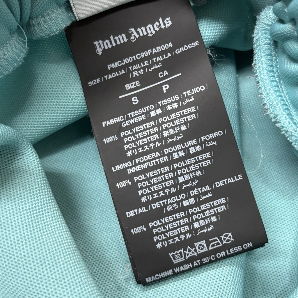 Size Small - Palm Angels Classic Track Pants ' Light Blue Off White '