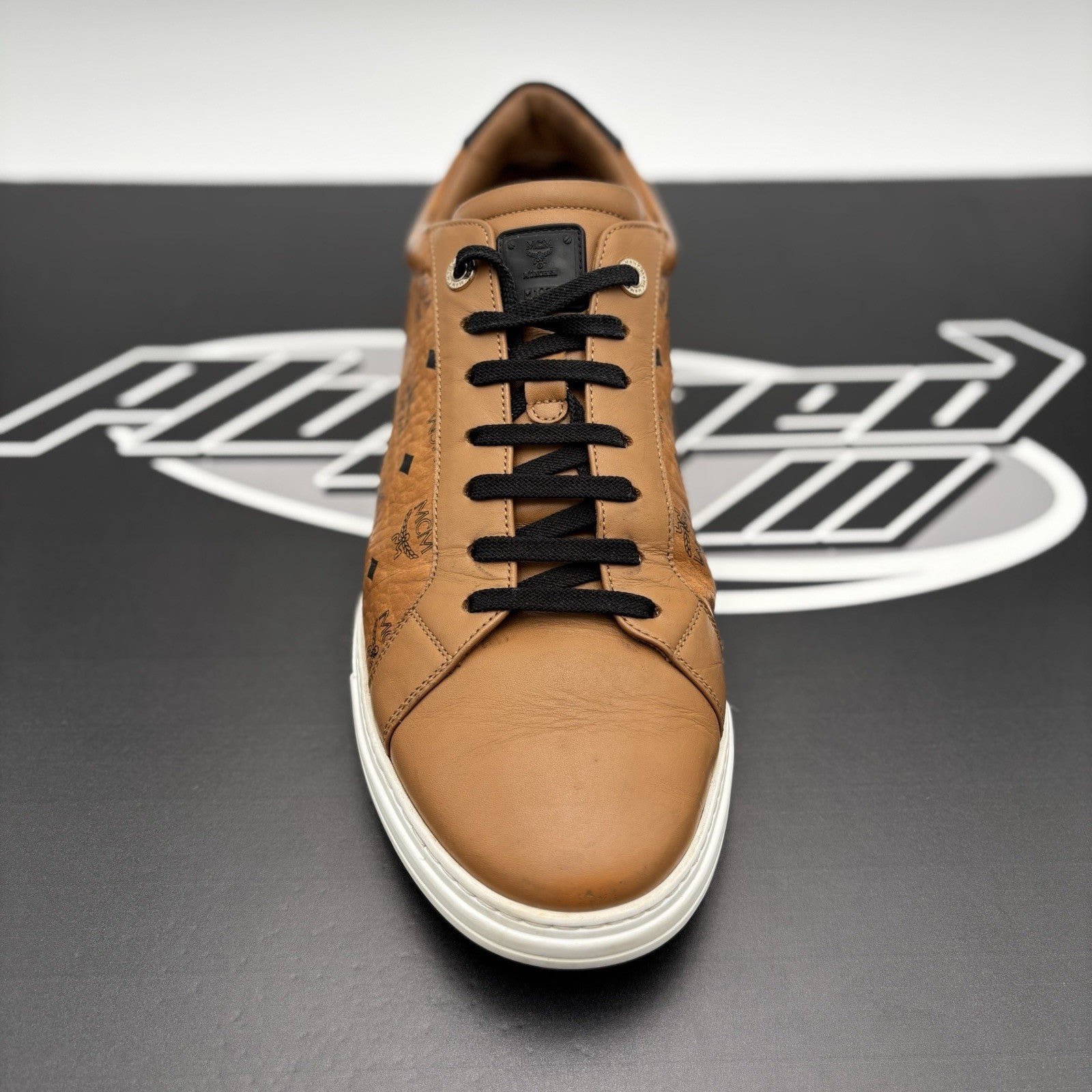 Size 45 (12 US) - MCM Terrain monogram-print sneakers | GOOD CONDITION!