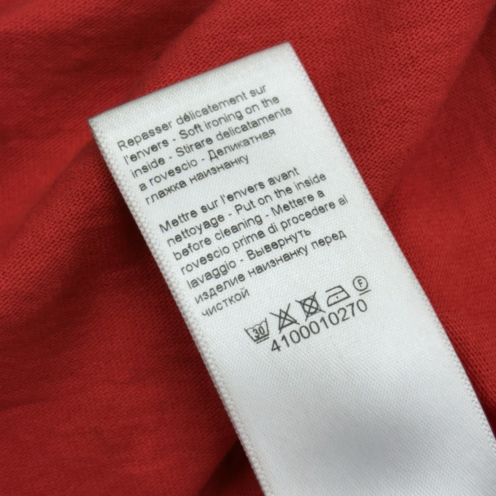 Size XL - Lanvin Embroidered Logo T-Shirt ' Red ' | GOOD CONDITION!