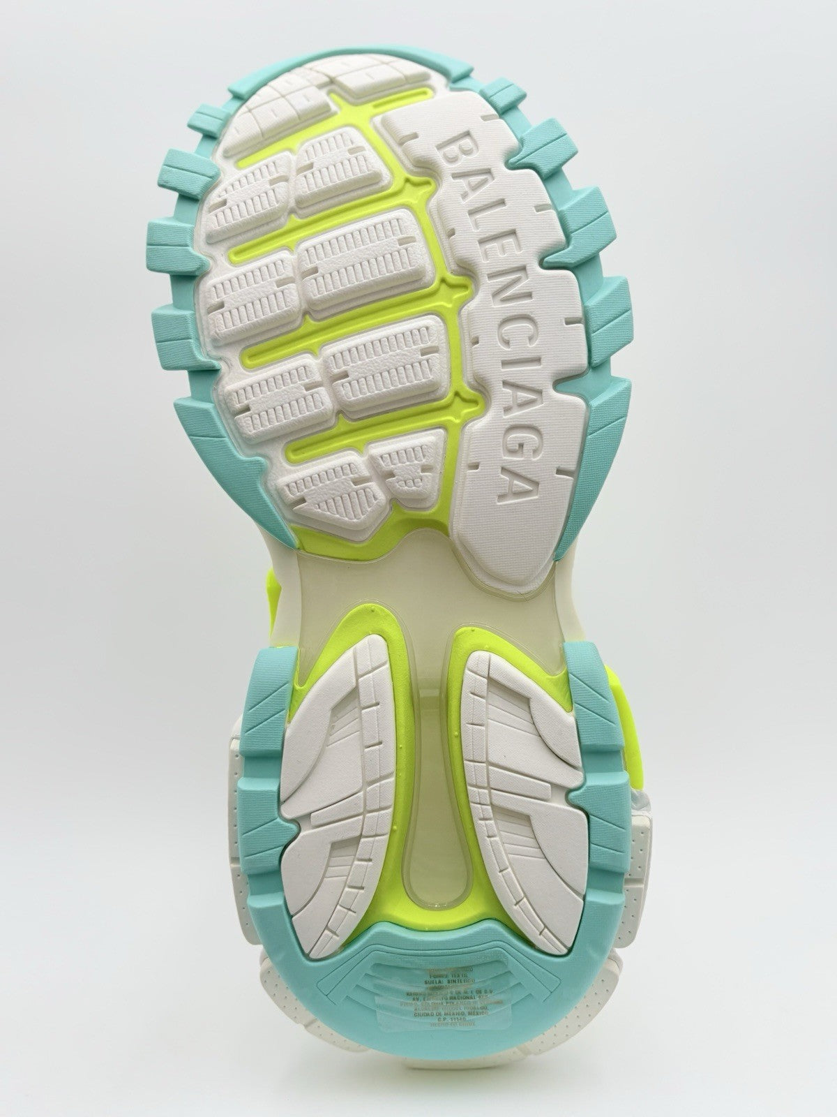 Size 43 (10 US) - Balenciaga Track ' White Yellow Blue ' | BRAND NEW!