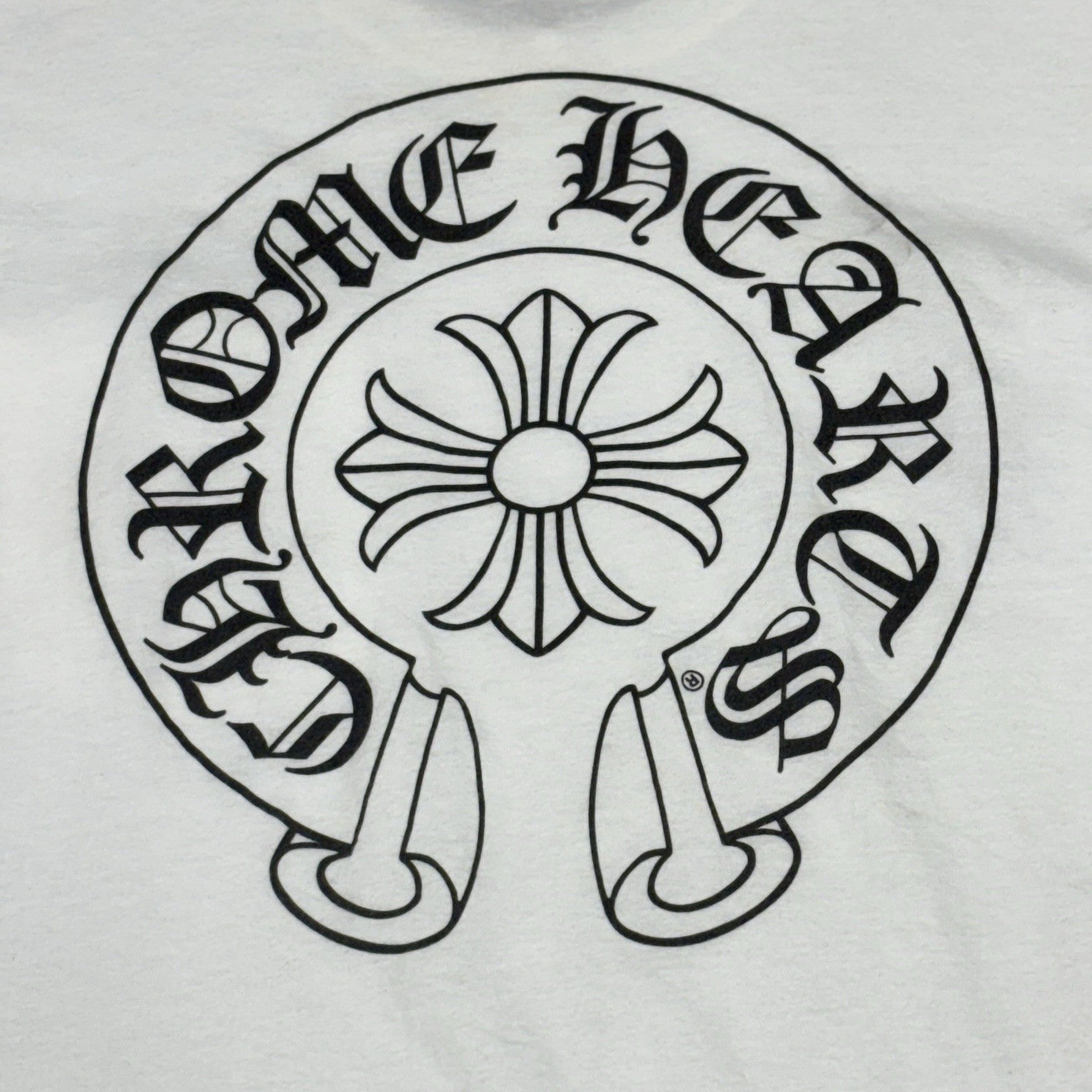 Size Large - Chrome Hearts Gradient Logo T-Shirt ' White ' | GREAT CONDITION!