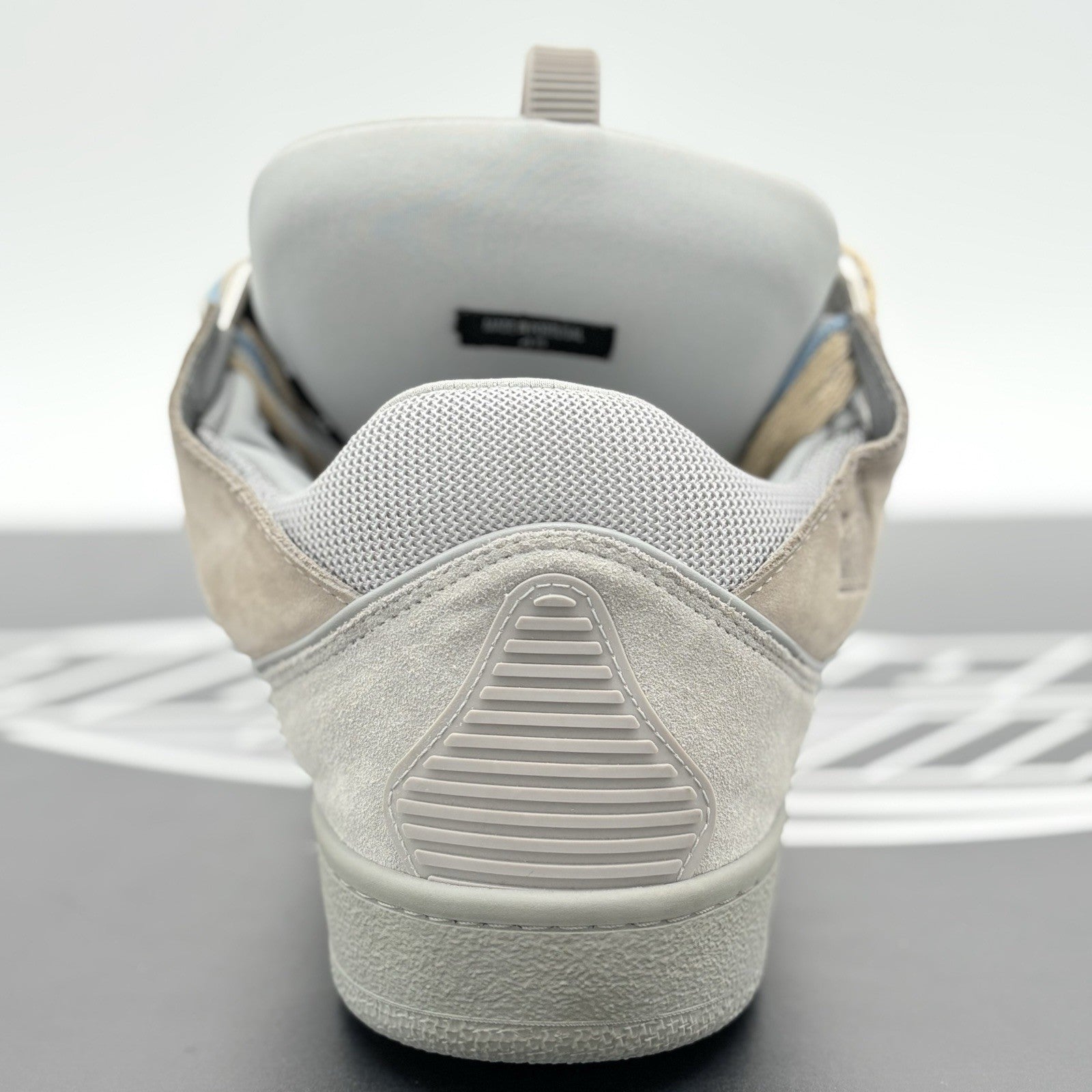 Size 45 (12 US) Lanvin Curb Sneaker ' Grey Colorful Laces ' | GREAT CONDITION!