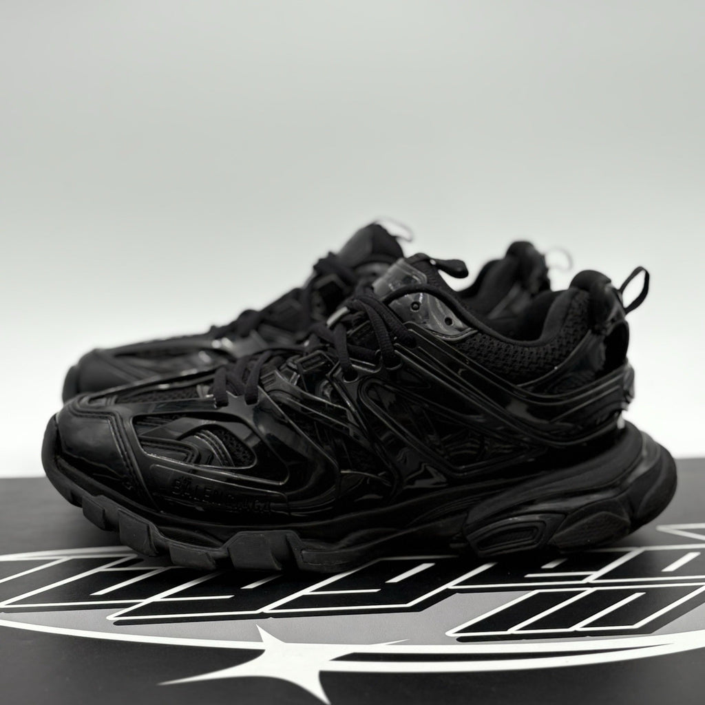Size 41 (8 US) Balenciaga Track Sneaker ' Black Patent ' | GOOD CONDITION!