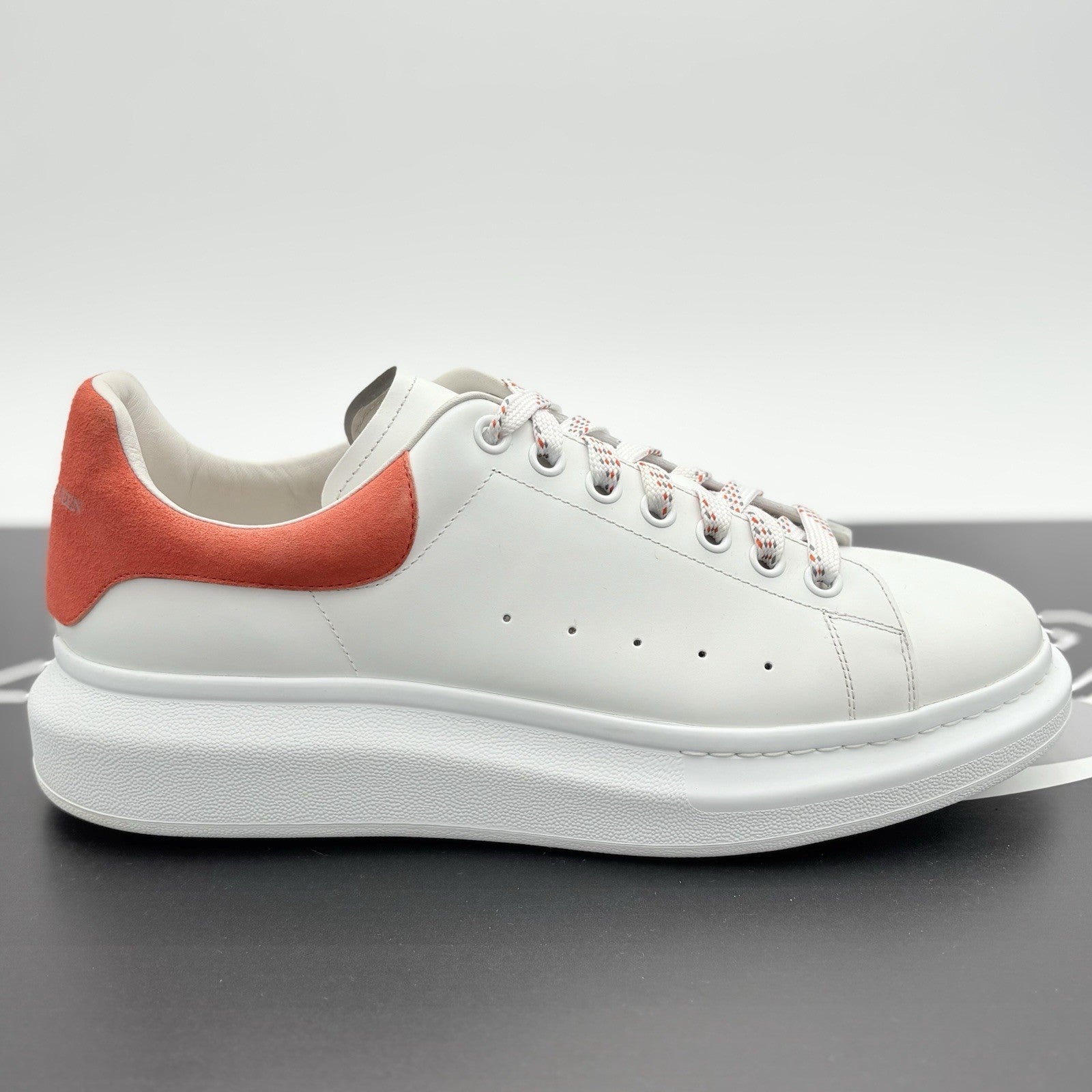 Size 45 (12 US) Alexander McQueen Oversized ' White Orange ' | GREAT CONDITION!
