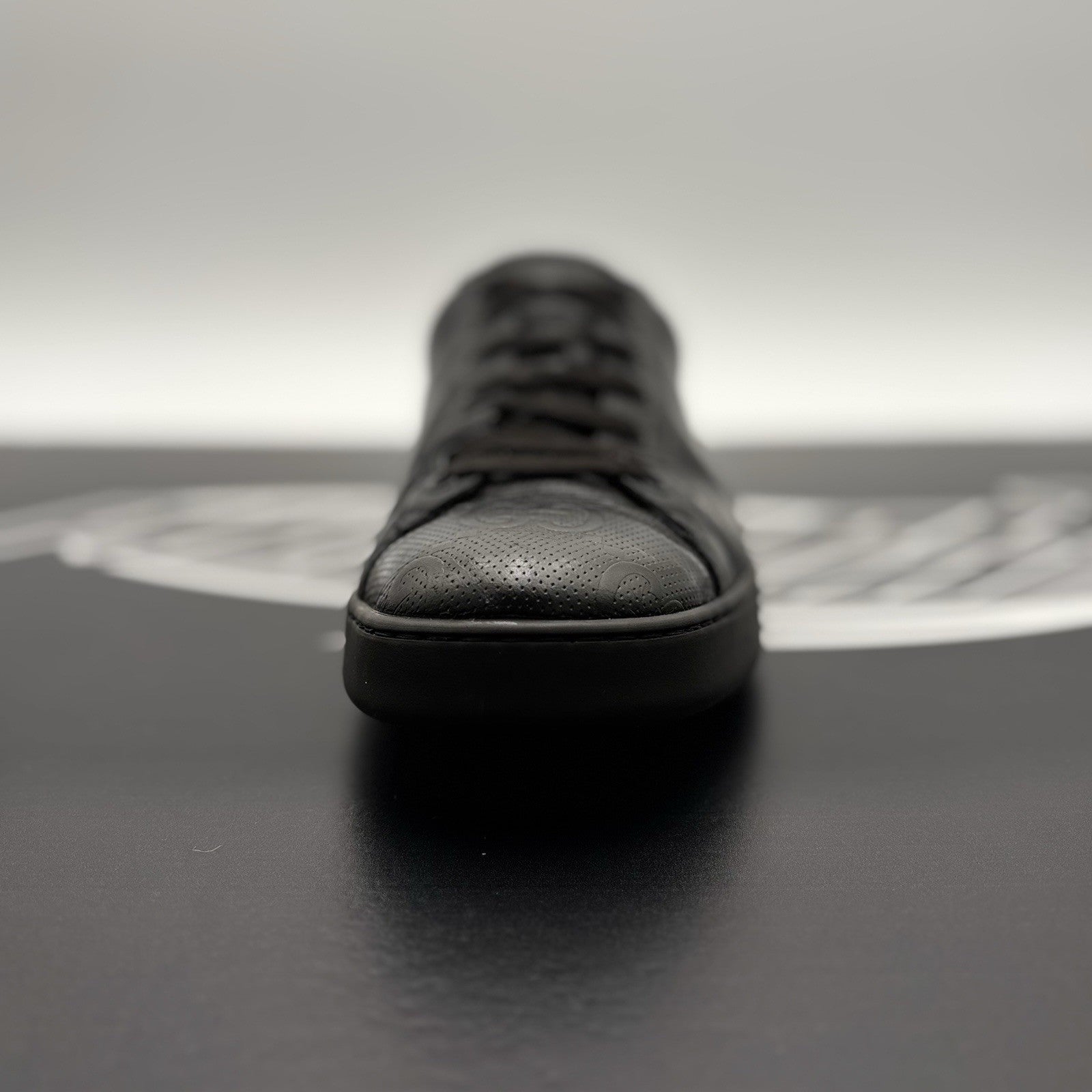 Size 9.5 G (10 US) - Gucci Ace GG ' Black '