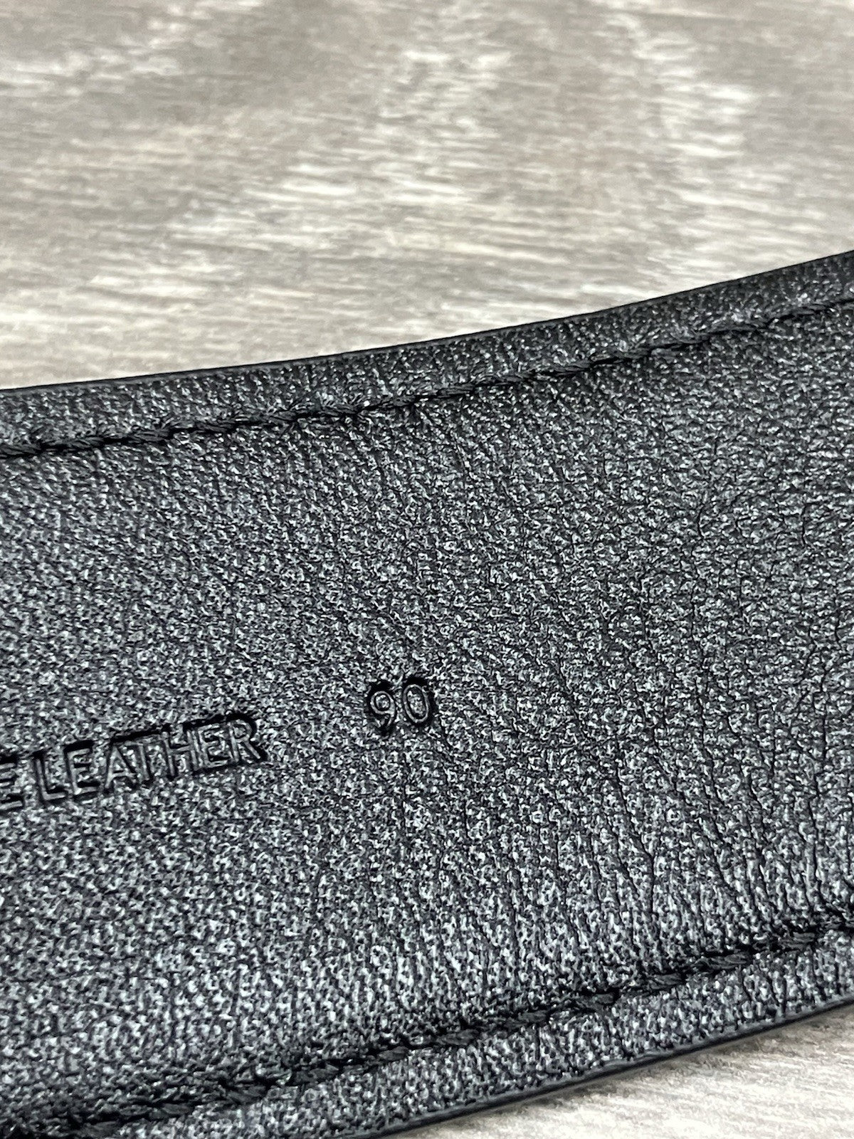 Amiri Core Logo Buckle ' Black/Black/Gold-Tone ' Belt | BRAND NEW! | SIZE 90