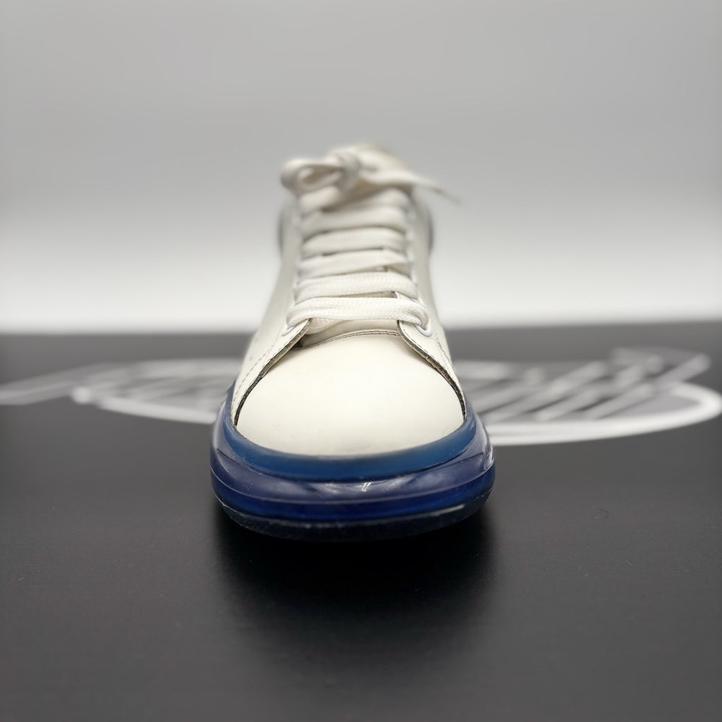Size 43 EU (10 US) - Alexander McQueen ' White, Blue Bottoms ' | GOOD CONDITION!