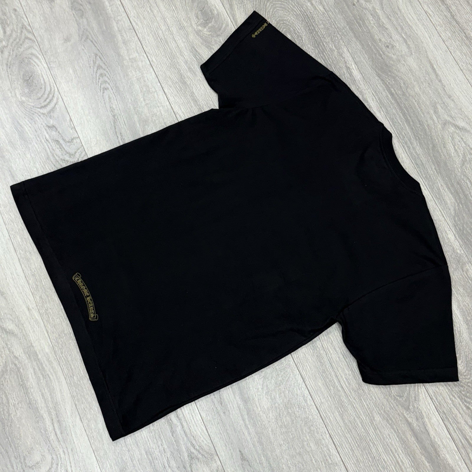 Size Large - Chrome Hearts Neck Logo T-Shirt ' Olive Collar ' | BRAND NEW!