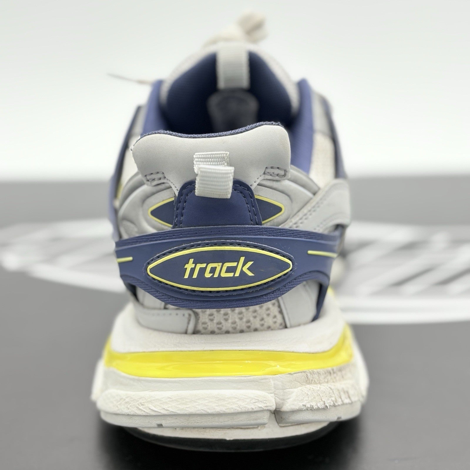 Size 41 (8 US) - Balenciaga Track ' Grey Navy Yellow ' | GREAT CONDITION!