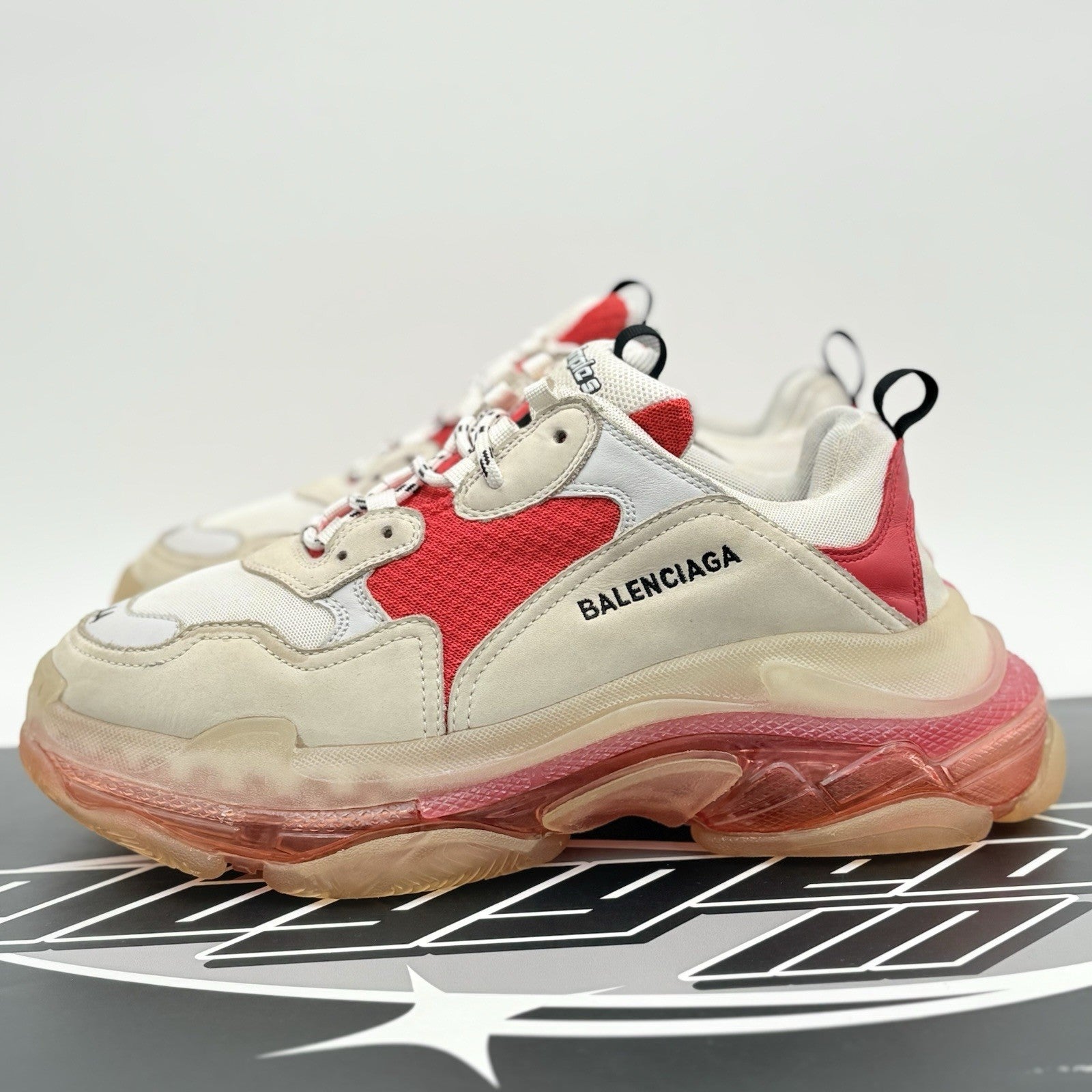 Size 44 (11 US) - Balenciaga Triple S ' Vermillon ' | GREAT CONDITION!