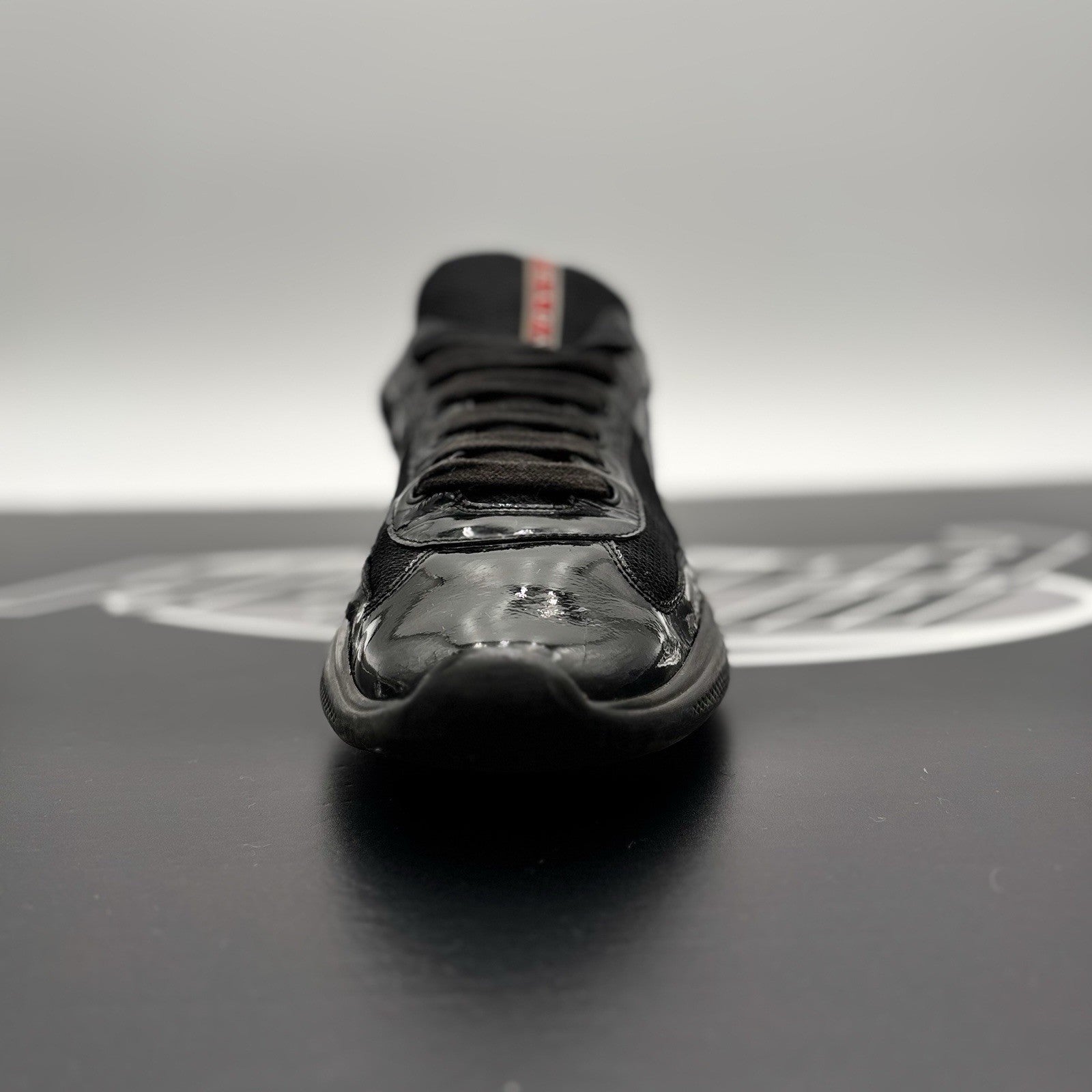 Size 8 UK (9 US) Prada Americas Cup ' Black '