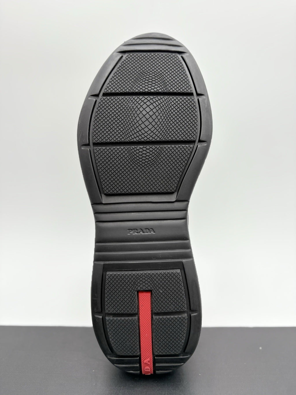 Size 10 UK (11 US) Prada Americas Cup ' Black White Red ' | SUPER CLEAN!