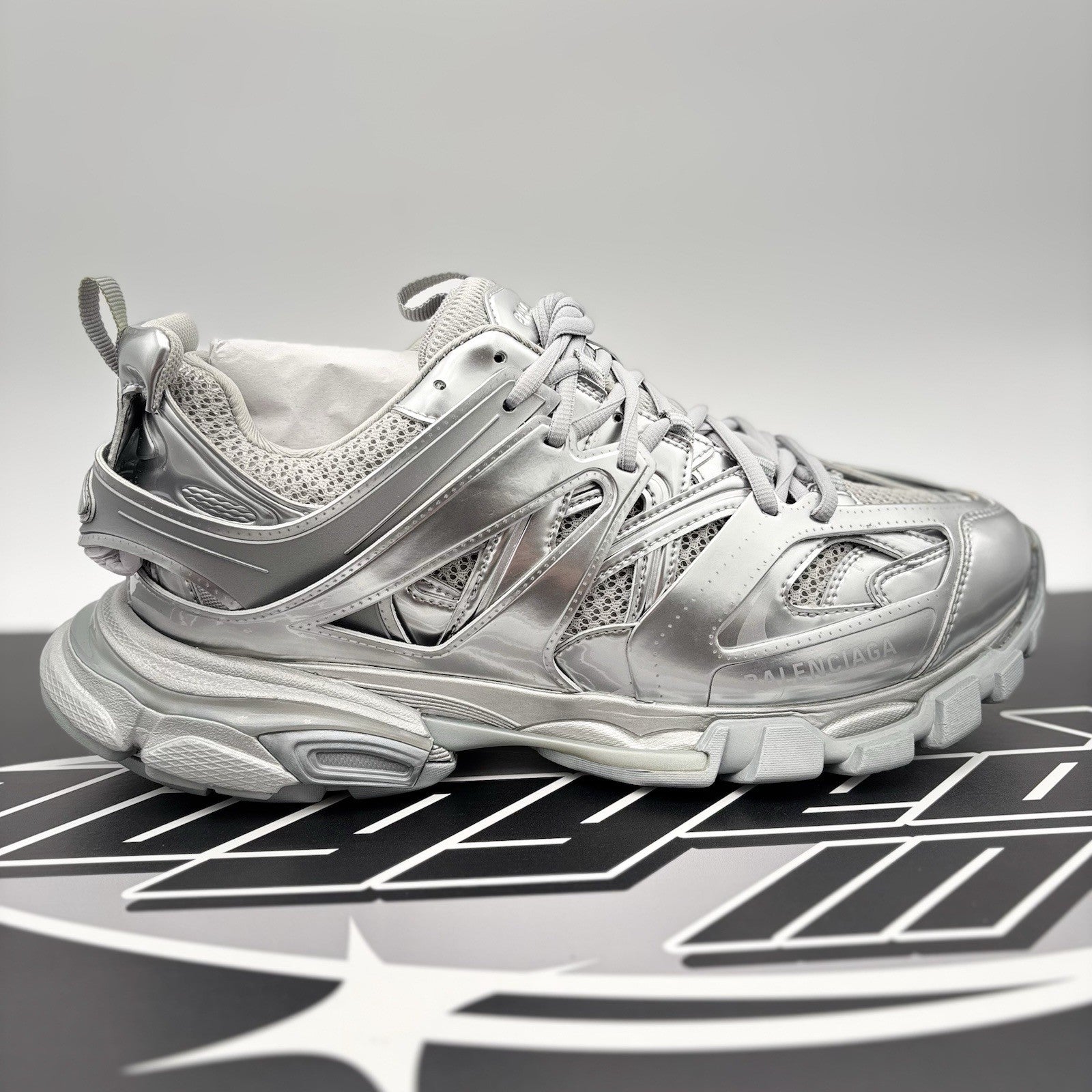 Size 44 EU (11 US) - Balenciaga Track ' Triple Silver ' | BRAND NEW!