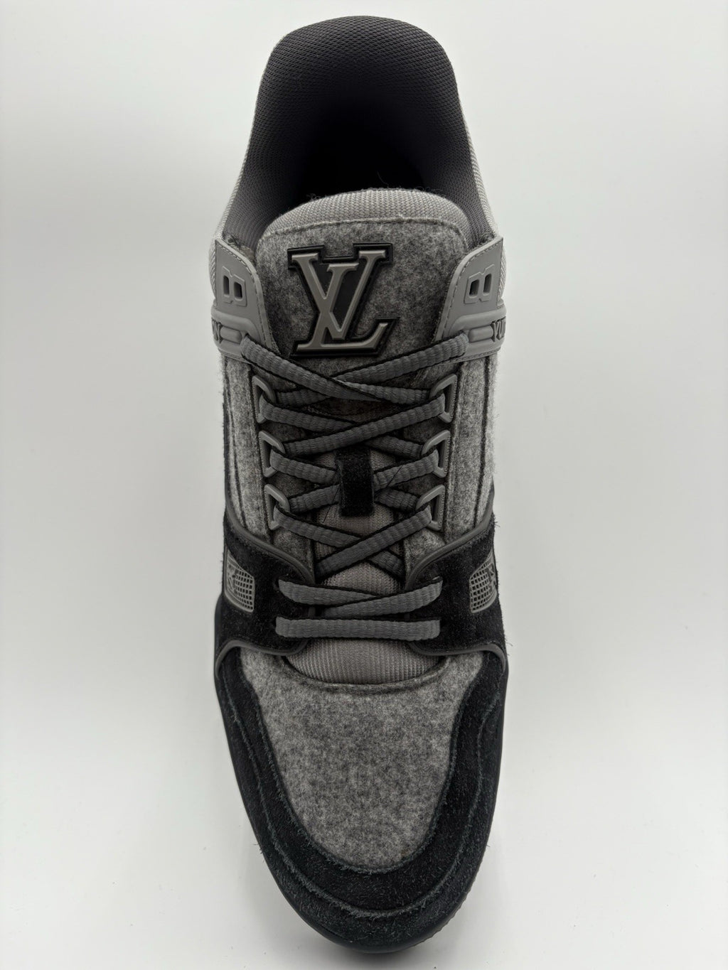 Size 9.5 LV (10.5-11 US) Louis Vuitton Trainer  ' Black Grey ' | SUPER CLEAN!
