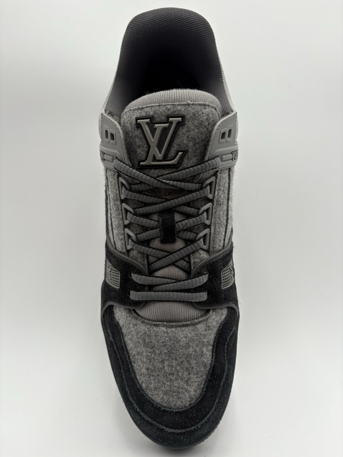 Size 9.5 LV (10.5-11 US) Louis Vuitton Trainer  ' Black Grey ' | SUPER CLEAN!