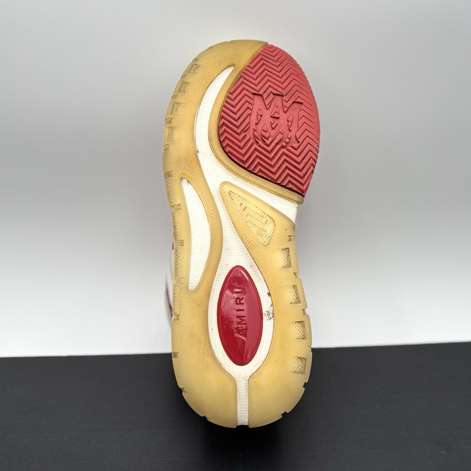 Size 42 (9 US) Amiri MA-1 ' White, Red ' | GOOD CONDITION!