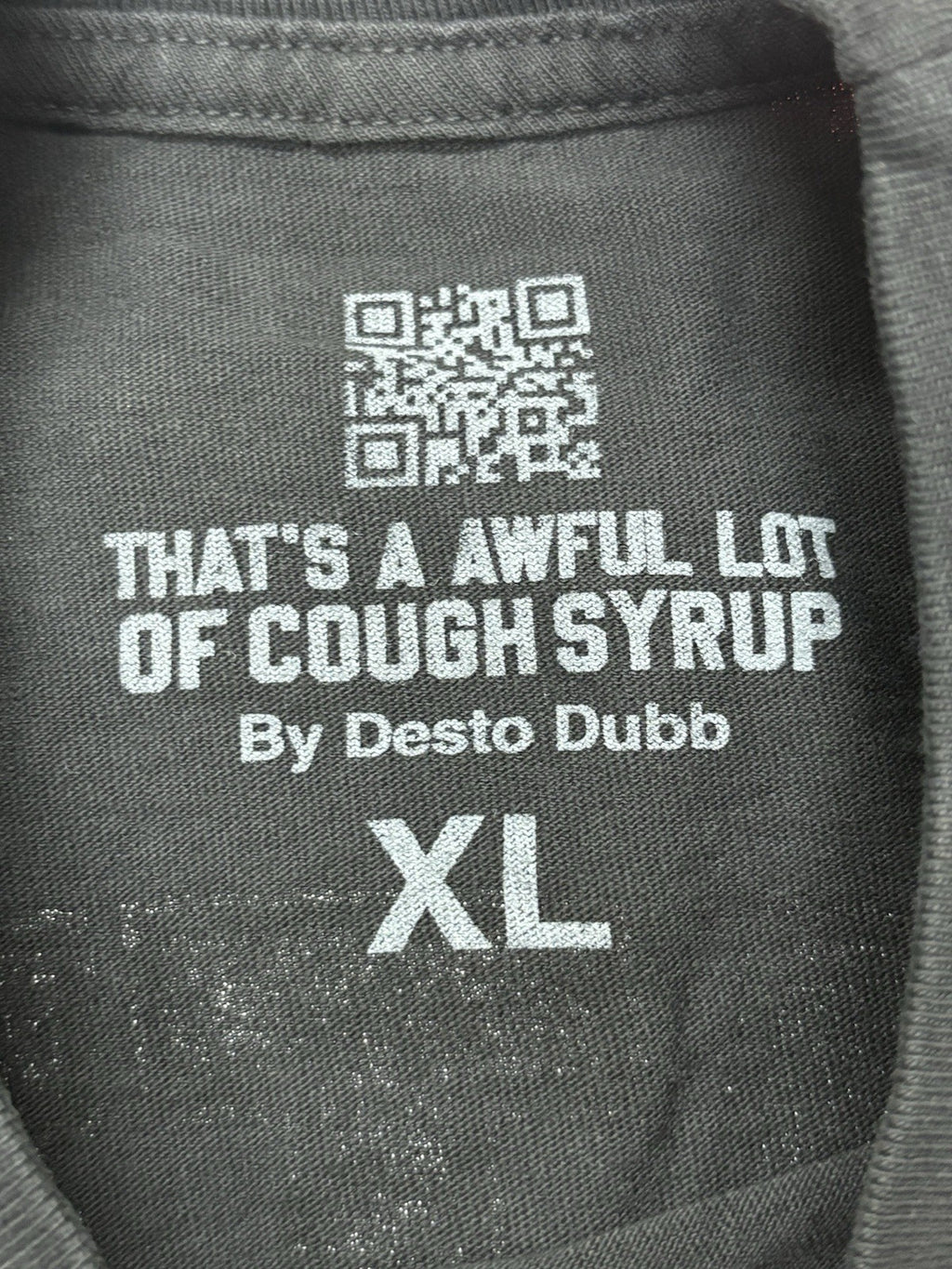 Size XL - That’s A Awful Lot Of Cough Syrup X Persona T-Shirt ' Black ' | NEW!