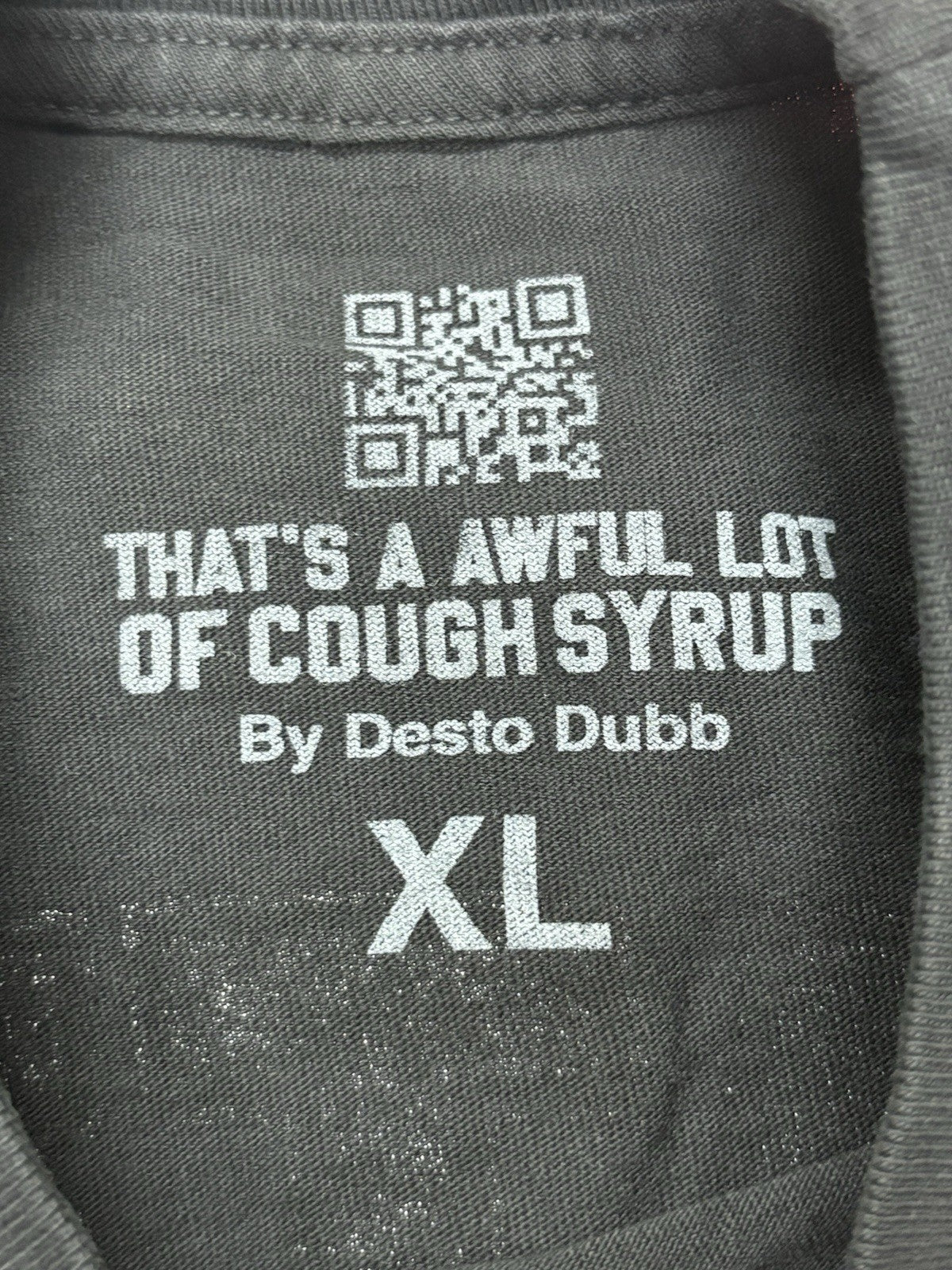 Size XL - That’s A Awful Lot Of Cough Syrup X Persona T-Shirt ' Black ' | NEW!