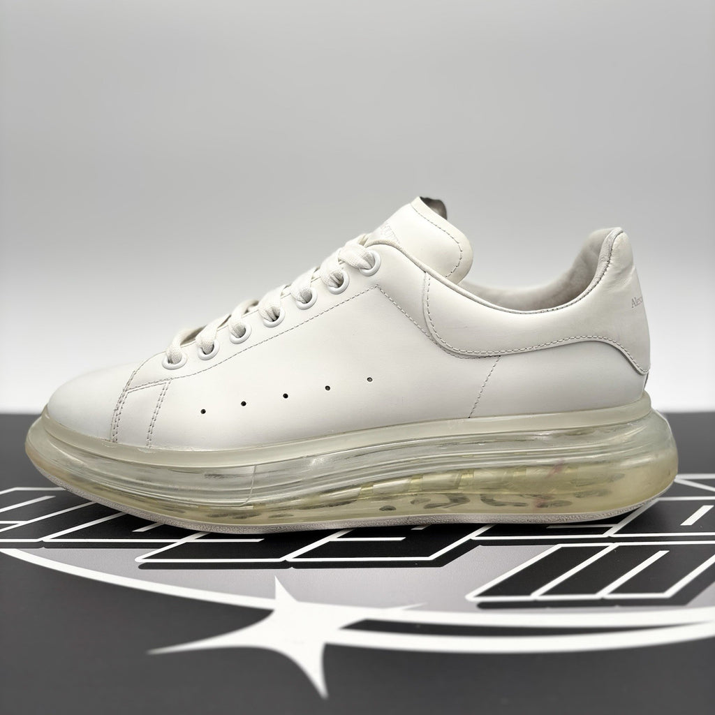 Size 45 EU (12 US) - Alexander McQueen ‘ White Clear Sole ‘
