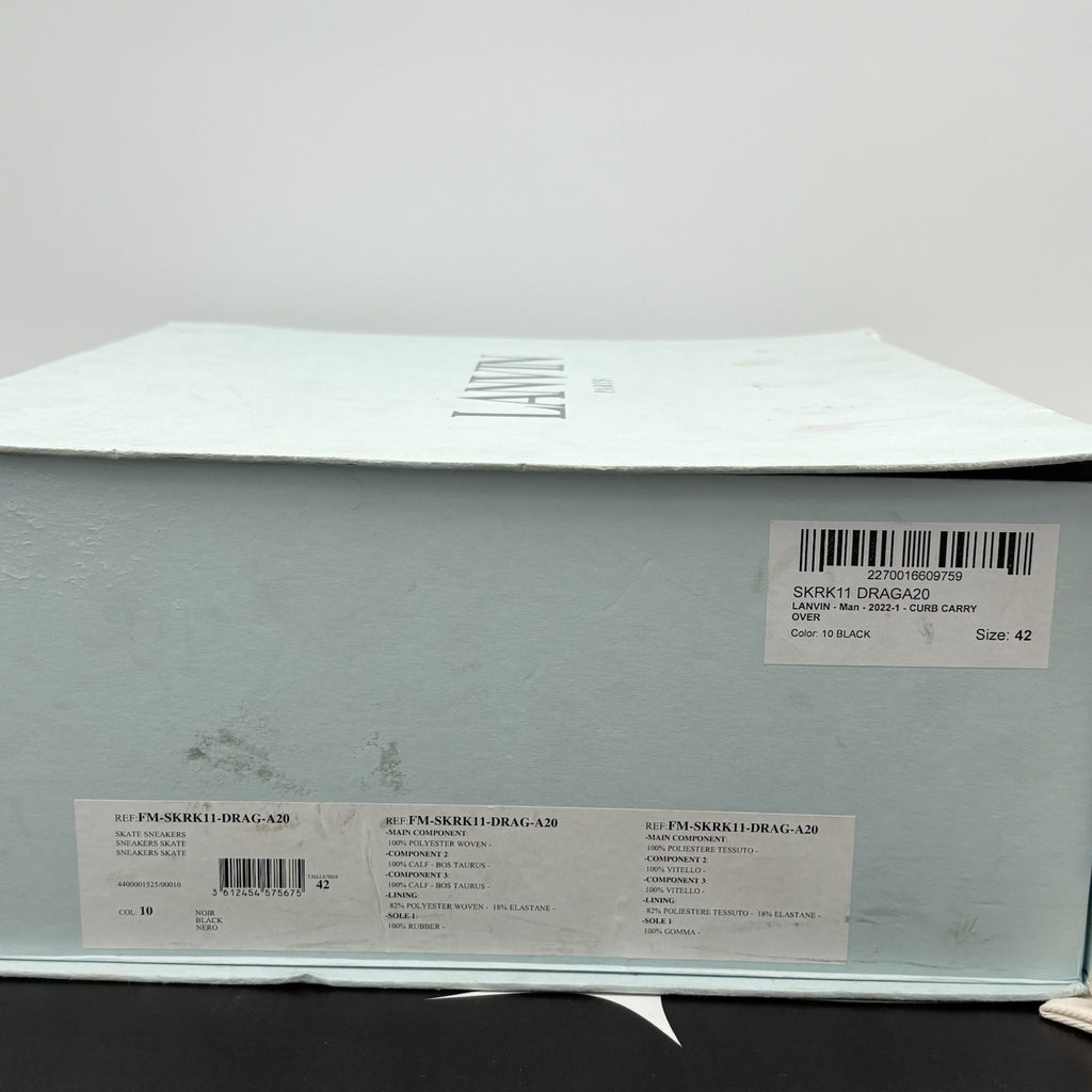 Size 42 (9 US) - Lanvin Curb Sneaker ' Black ' | GOOD CONDITION!