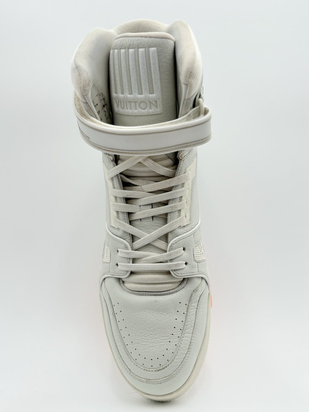 Size 9.5 LV (10.5-11 US) Louis Vuitton Trainer High Top ' Grey ' | GREAT COND!