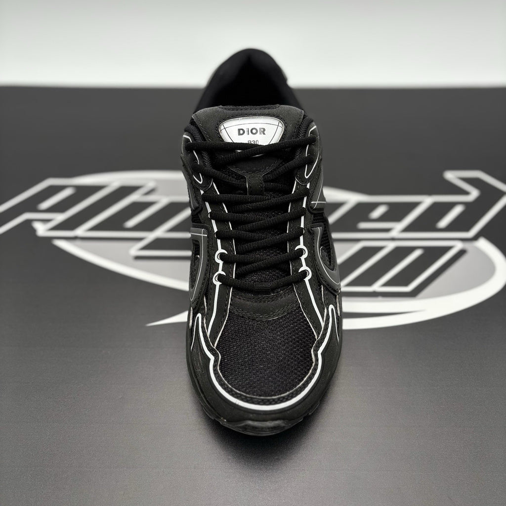 Size 41 (8 US) Dior B30 Reflective Sneaker ' Black ' | GOOD CONDITION!