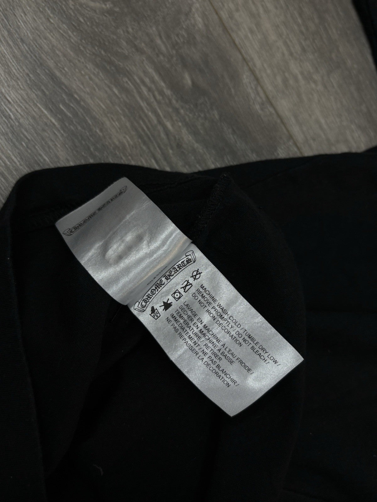 Size Medium - Chrome Hearts Scroll Logo T-Shirt ' Black ' | GREAT COND!