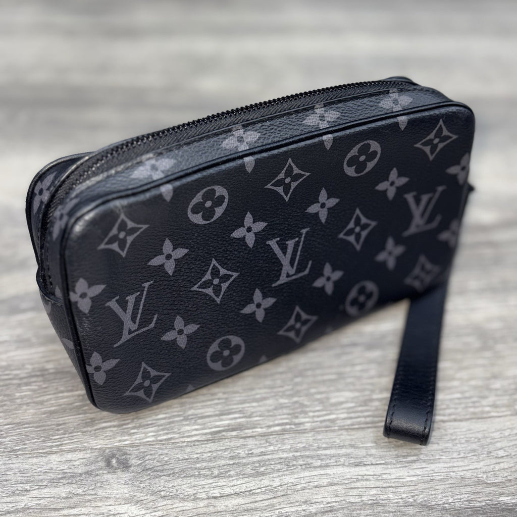 Louis Vuitton Pochette Volga Monogram Eclipse ' Black ' | SUPER CLEAN!